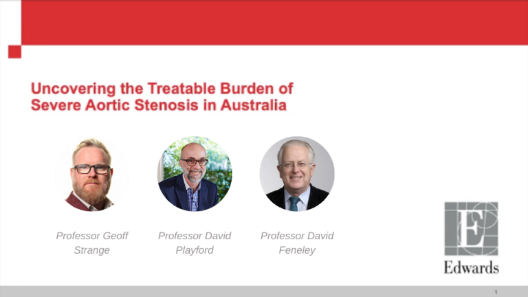 Uncovering the Treatable Burden of Severe Aortic Stenosis in Australia Webinar Featured Image