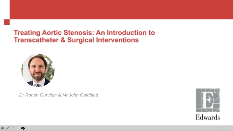 Treating Aortic Stenosis: An Introduction to Transcatheter & Surgical Interventions Webinar Featured Image