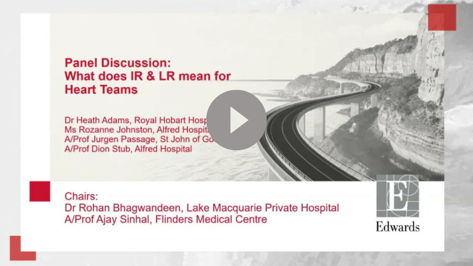 Panel Discussion: What does IR/LR mean for Heart Teams